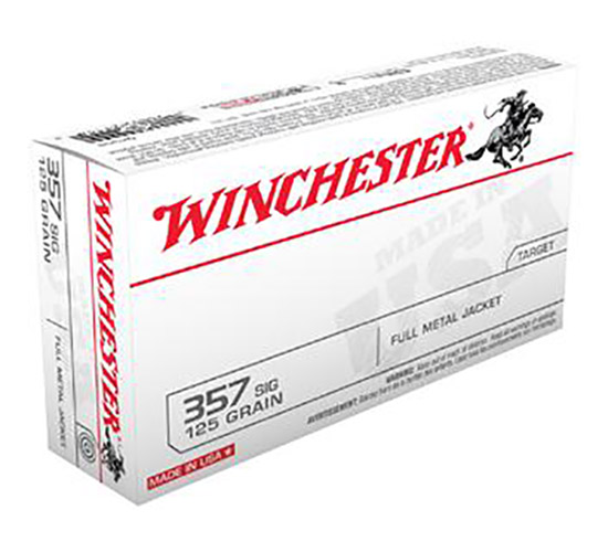 WIN USA 357SIG 125GR FMJ 50/10 - Sale